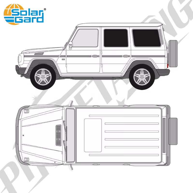 Färdigskuren solfilm - Mercedes-Benz G-Klass - 2002-2018