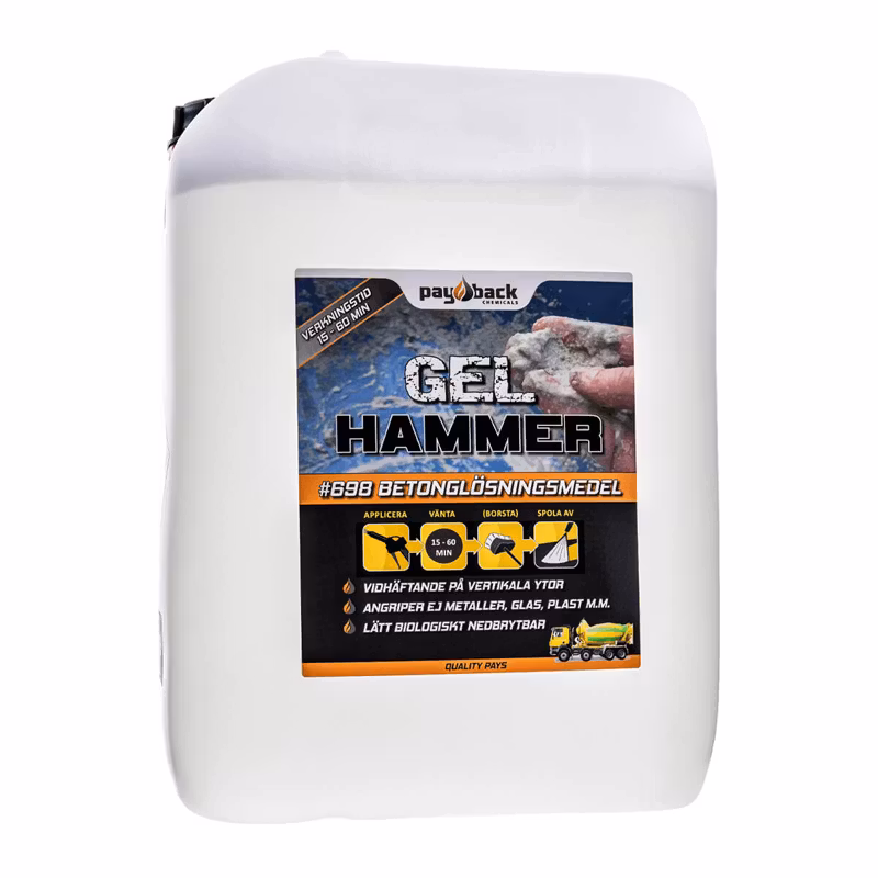 Payback #698 Gel Hammer Betonglösning 20L