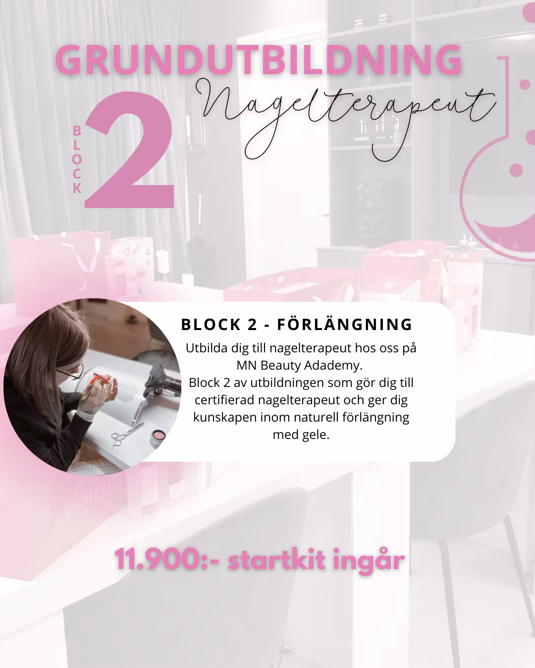 Nagelterapeut utbildning block 2