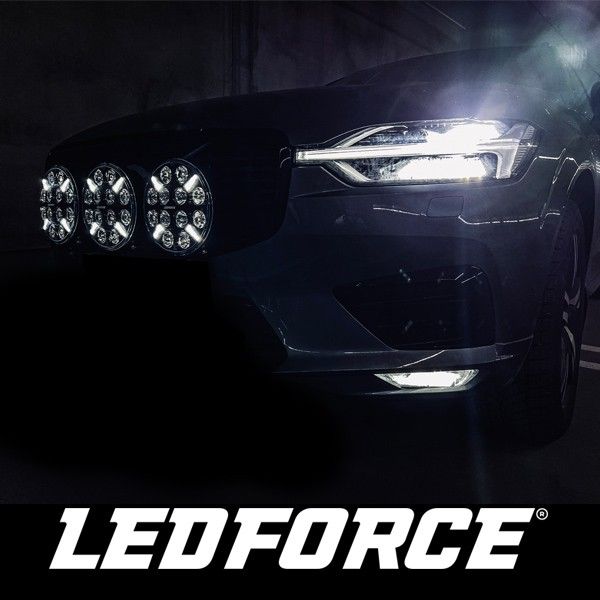 LED extraljus LEDFORCE X-LED+ 160W - 220mm - 9"