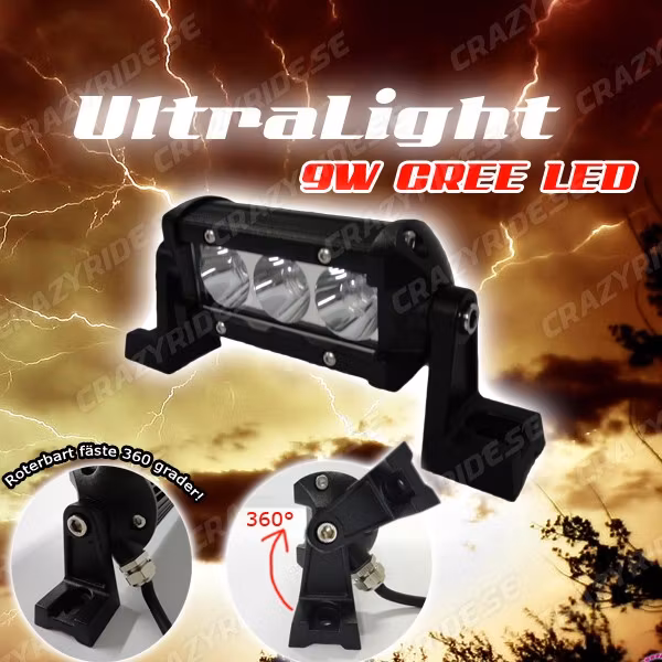 LED Ljusramp PRO CREE UltraLight – 9-32 volt - 9W