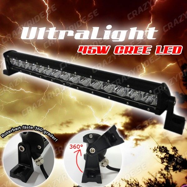 LED Ljusramp PRO CREE UltraLight – 9-32 volt - 45W
