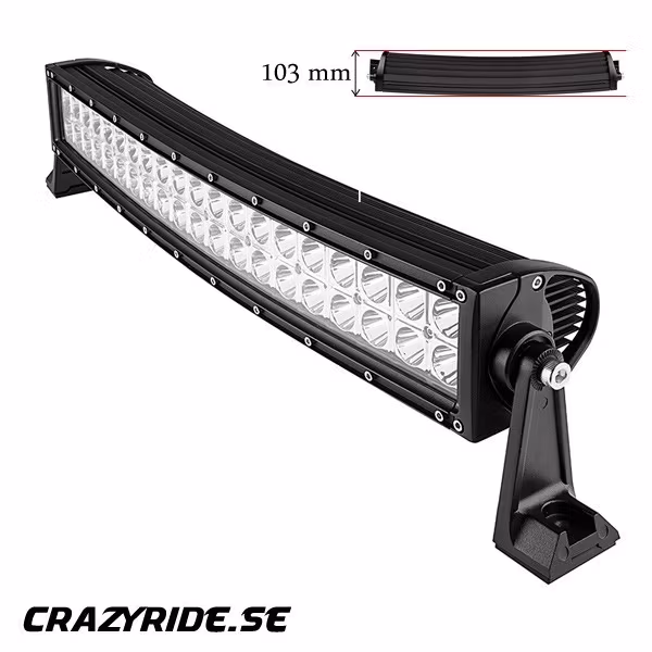 LED Extraljusramp 120W CREE - "Lätt böjd" - 9-30V