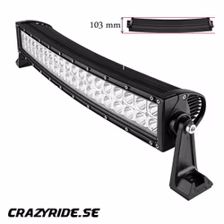 LED Extraljusramp 120W CREE - "Lätt böjd" - 9-30V