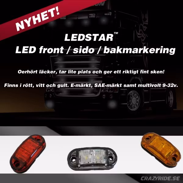 LEDSTAR LED markeringsljus LSTR-1