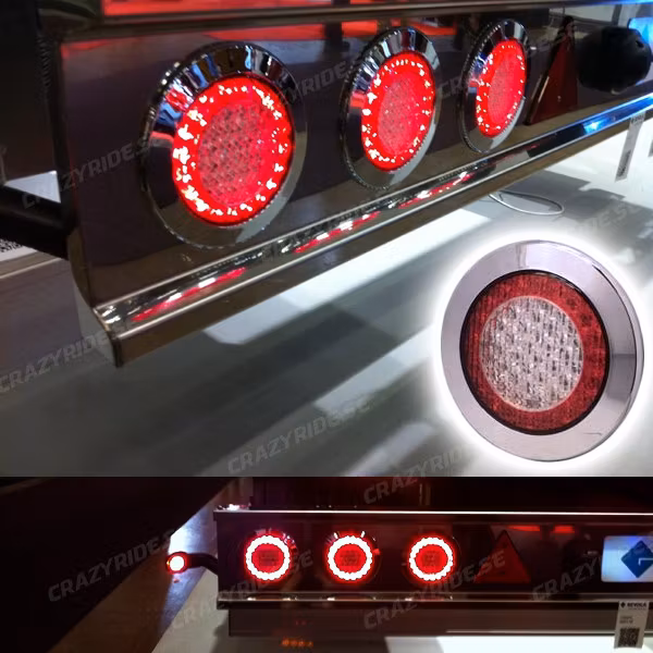 LEDSTAR LED bak/broms/blinkersljus R13