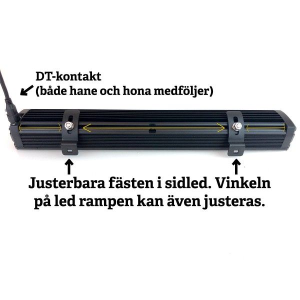 LED ramp 100W OSRAM - 9980 lumen - E-märkt - 9-32V