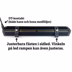 LED ramp 100W OSRAM - 9980 lumen - E-märkt - 9-32V