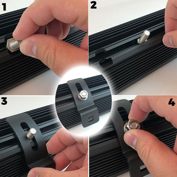 LED ramp 100W OSRAM - 9980 lumen - E-märkt - 9-32V
