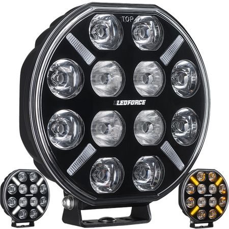 LED extraljus LEDFORCE X-LED+ V2 160W - 220mm - 9"