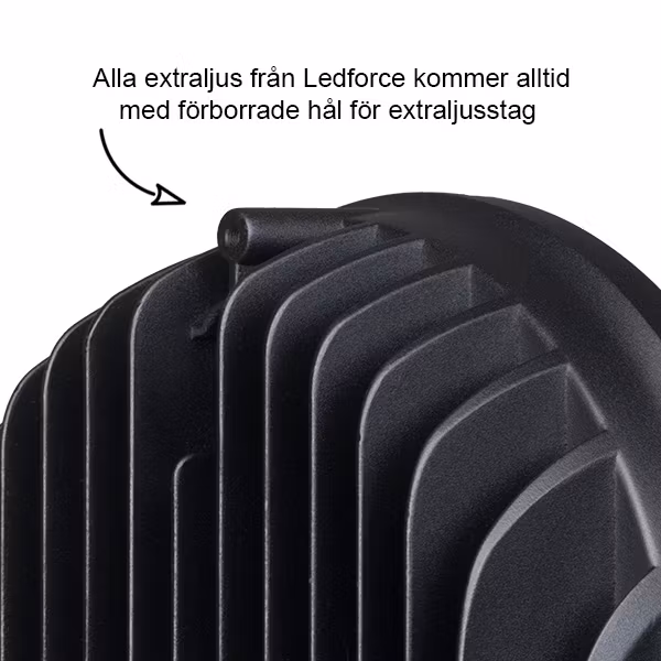 Extraljus paket 3 st LEDFORCE Attention V2 170W 3-PACK LED Extraljus inkl. extraljushållare, stag och reläkabelsats - 9-32V