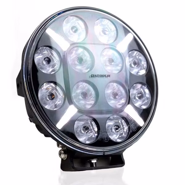 Extraljus paket 4 st LEDFORCE X-LED+ 160W - 220mm - 9" LED Extraljus inkl. extraljushållare, stag och reläkabelsats - 9-32V