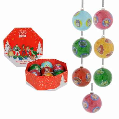 Toystory, 7 pk julekuler acryl