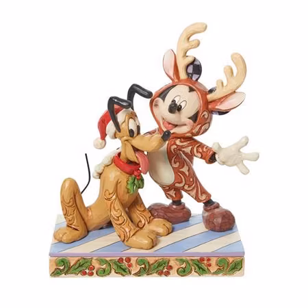 Mikke og Pluto, festive friends H15cm,