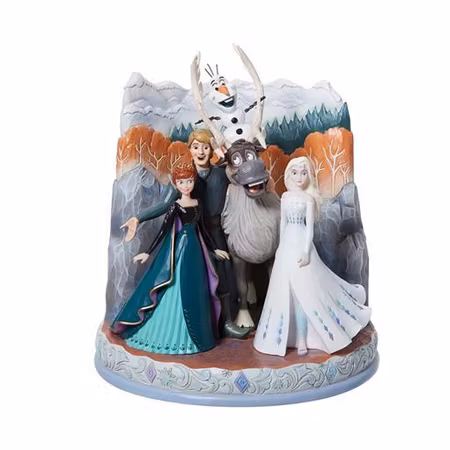 Frost carwed by heart H 18,5cm