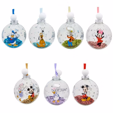 Mikke og venner, julekuler 7 pk