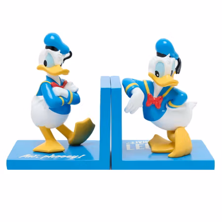 Bokstøtte Donald, sint H14cm