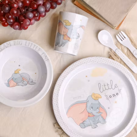 Dumbo barnesett, 5 deler, melamin