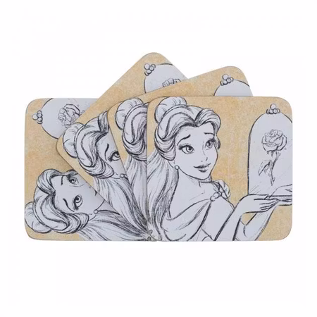 Bell 4 pk coasters 9,5cm