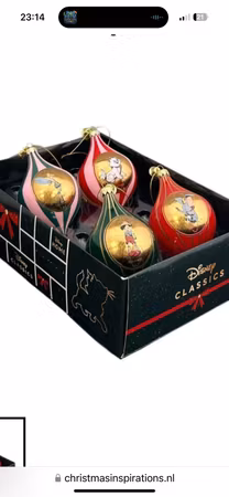 Classic julekuler , 4pk, kommer september 25