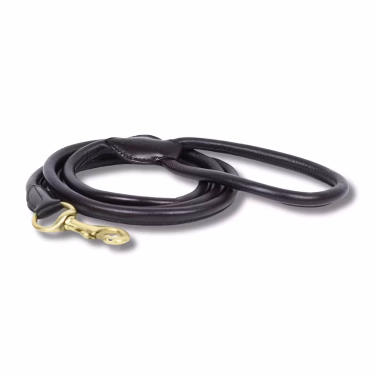 Round-stitched lead rein