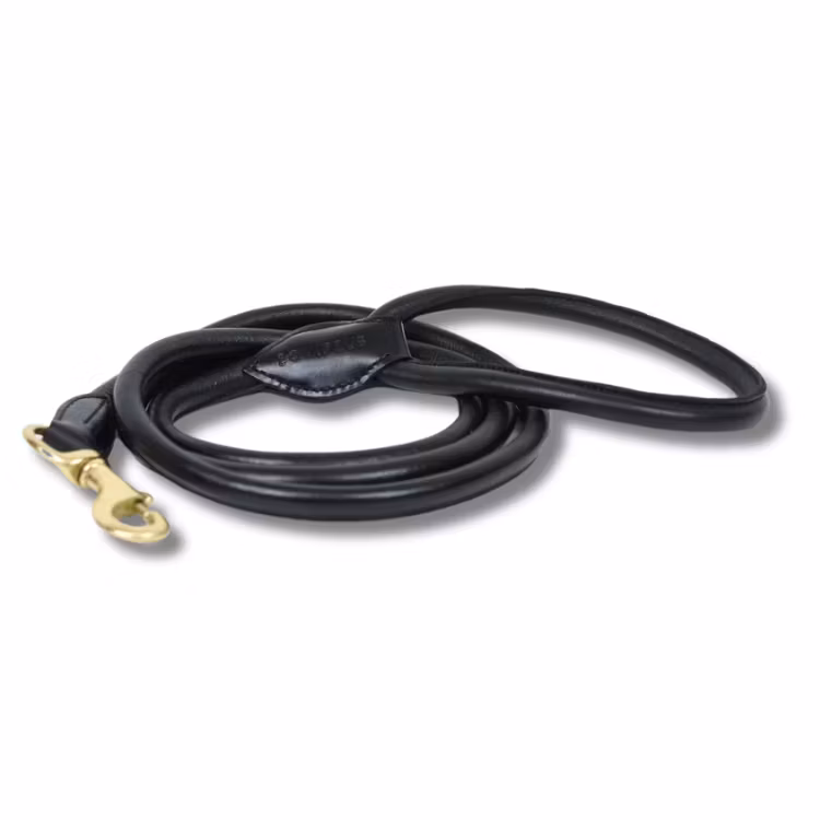 Round-stitched lead rein