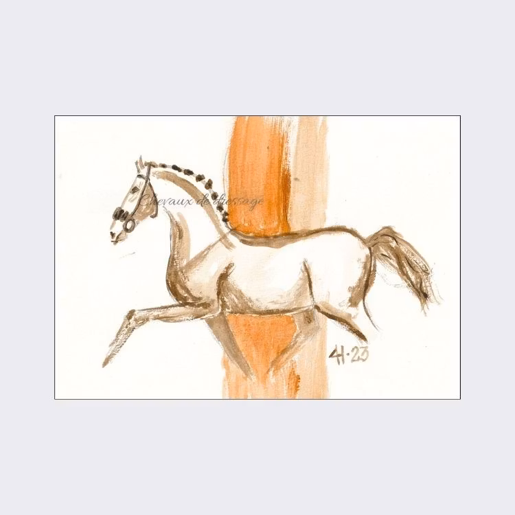 H & H Art Print 21x30 - Amber