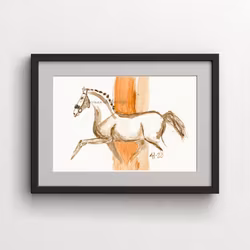 H & H Art Print 21x30 - Amber