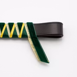 Everyday Browband -Green & Gold