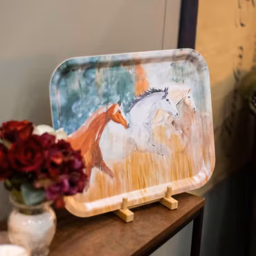 H & H Bricka "Three Ponies"