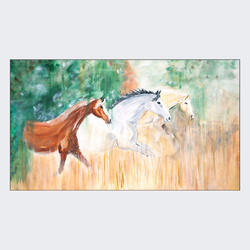 H & H Art Print 30x40 - Three Ponies