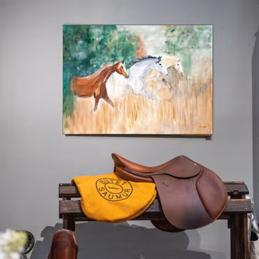 H & H Art Print 50x70 - Three Ponies