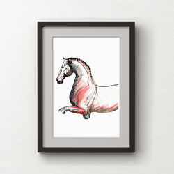 H & H Art Print 21x30 - Dressage