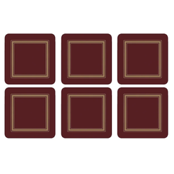 Classic Burgundy Coasters