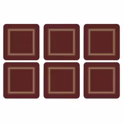 Classic Burgundy Glasunderlägg
