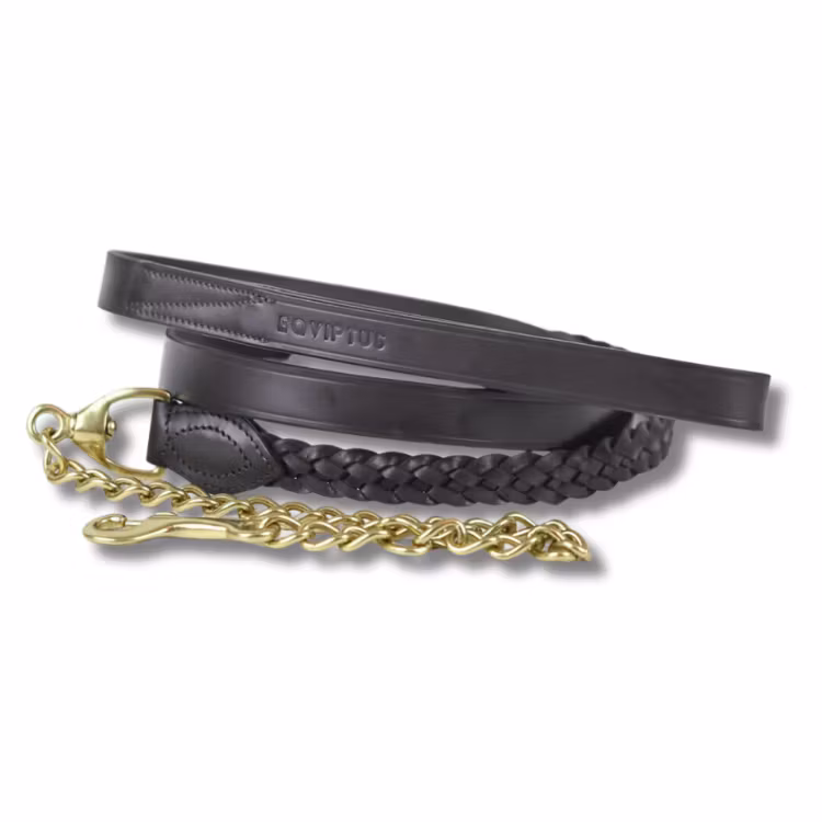 Braided Lead Rein with Chain