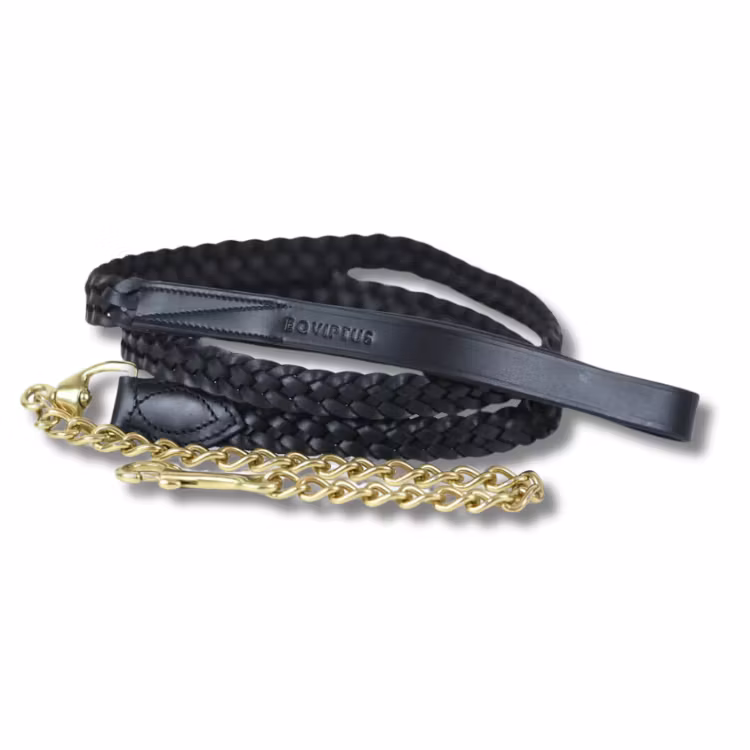 Braided Lead Rein with Chain
