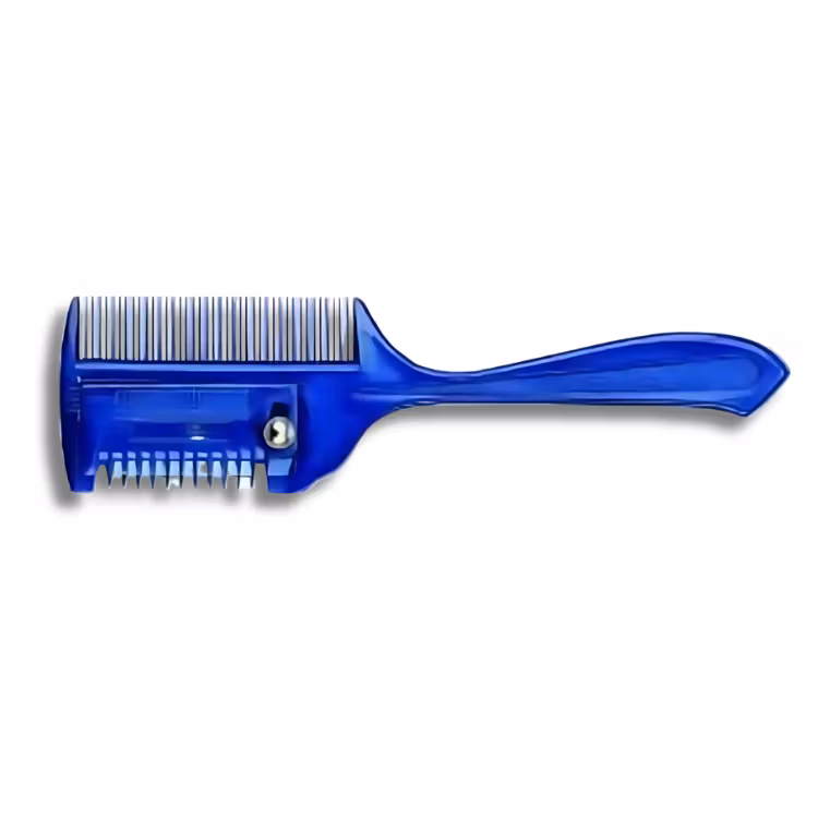 Manecomb with knife