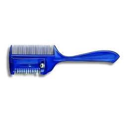 Manecomb with knife