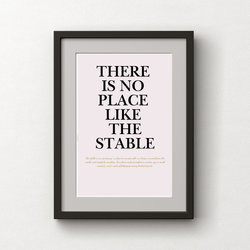 H & H Poster 30x40 - The Stable