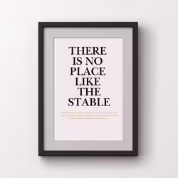 H & H Poster 30x40 - The Stable