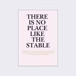 H & H Poster 30x40 - The Stable