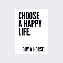 H & H Poster 30x40 - Happy Life