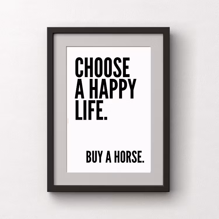 H & H Poster 30x40 - Happy Life