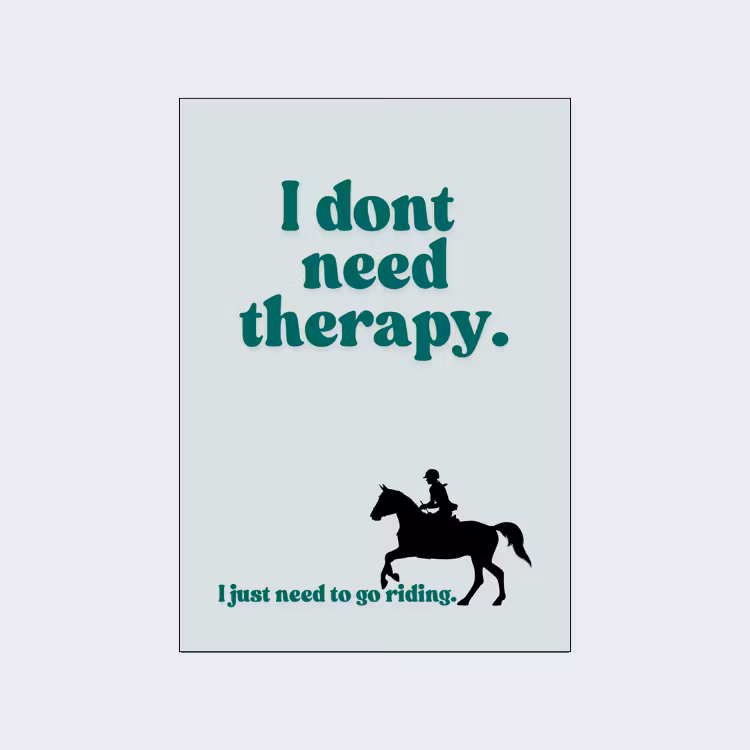 H & H Poster 30x40 - Go Riding