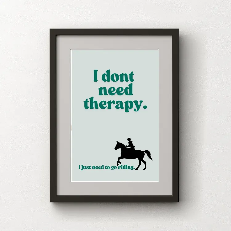 H & H Poster 30x40 - Go Riding - Grooming & Show