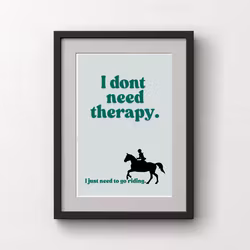H & H Poster 30x40 - Go Riding