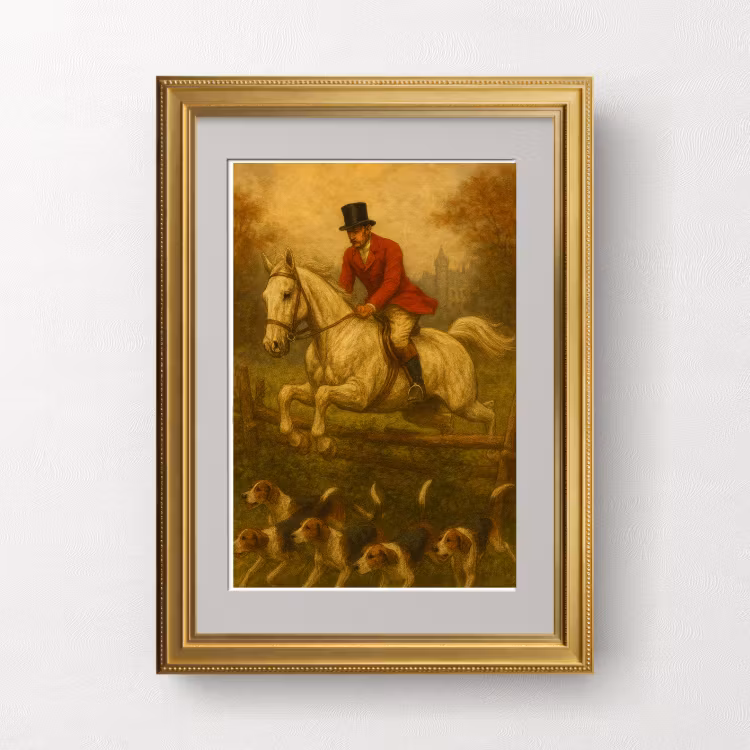 H & H Poster 21x30 - Antique Jumper