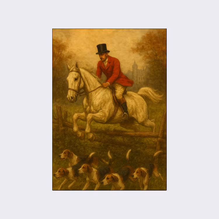 H & H Poster 21x30 - Antique Jumper