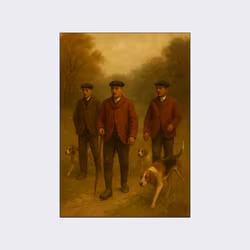 H & H Poster 21x30 - Antique Hunters